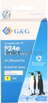 (compatible) Huismerk HP 924e geel
