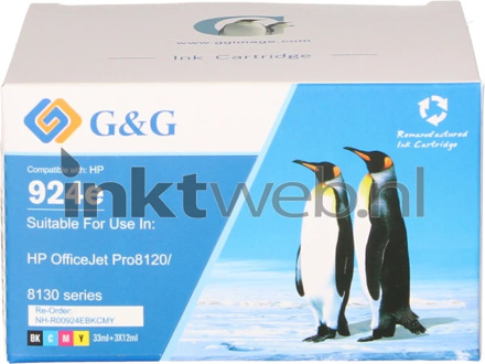 (compatible) Huismerk HP 924e Multipack zwart en kleur