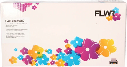 Compatible XXL FLWR Canon CRG-069H cyaan