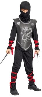 Compeet ninja kostuum voor kinderen Zwart