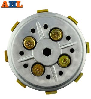 Compleet Clutch Setup Drum Assy Mand (5 pcs Wrijving Platen & 4pcs Ijzeren Plaat) kit Voor YAMAHA YBR125 YBR 125 2002