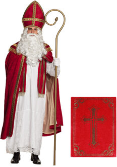 Compleet Sinterklaas kostuum inclusief boek - One size
