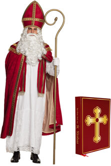 Compleet Sinterklaas kostuum inclusief boek - One size