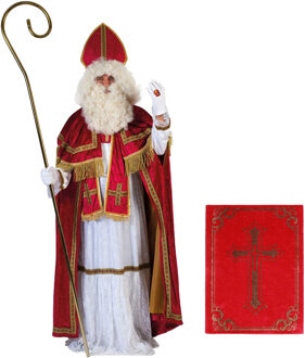 Compleet Sinterklaas kostuum inclusief boek - One size