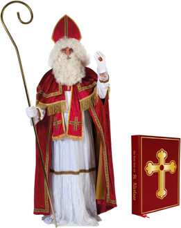 Compleet Sinterklaas kostuum inclusief boek - One size