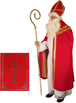 Compleet Sinterklaas kostuum inclusief boek - One size