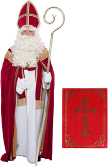 Compleet Sinterklaas kostuum inclusief boek - One size