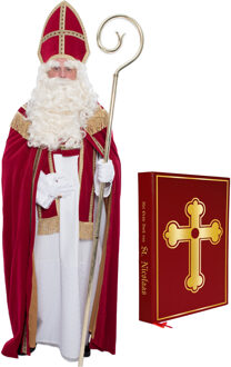 Compleet Sinterklaas kostuum inclusief boek - One size