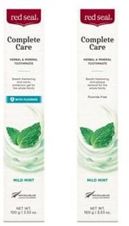 Complete Care Herbal & Mineral Toothpaste With Fluoride Mild Mint - With Fluoride - 100g