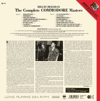 Complete Commodore Masters - Billie Holiday