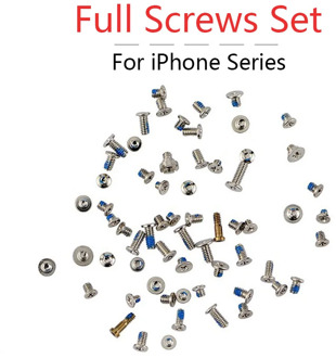 Complete Screw Kit For iPhone 5 5S SE 6 6S 7 8 with 2 Bottom Dock Screw Replacement Parts Repair Bolts Full Accessories Set