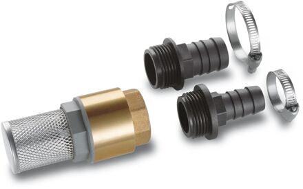 Complete set met zuigzeef en adapter 1 (25,4 mm) / 3/4 (19 mm)