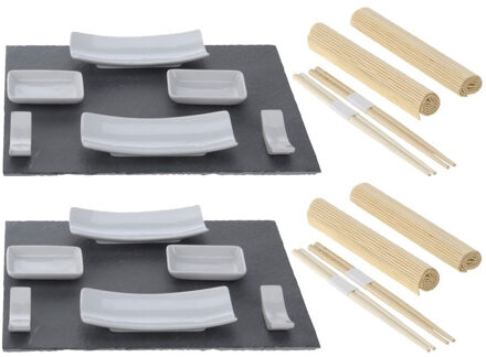 Complete sushi diner set voor 4 personen - Sushi servies - Dinersets