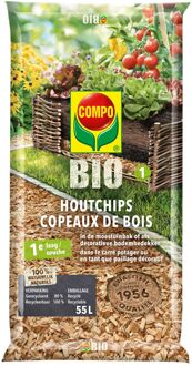 Compo Bio Houtchips Natuurlijk 55l Combi Deal Plantenkrant