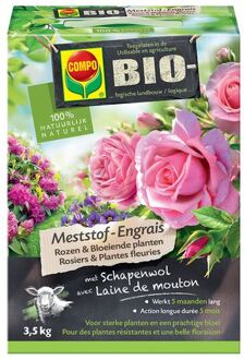 Compo Bio Meststof Rozen en Bloeiende planten 3,5 kg