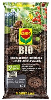 Compo Bio Potgrond Moestuinen & Serres 40l