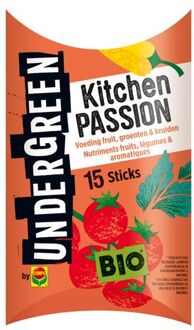 Compo Bio voedingstaafjes fruit, groenten & kruiden Undergreen Kitchen Passion 15 stuks