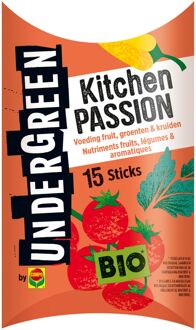 Compo Bio voedingstaafjes fruit, groenten & kruiden Undergreen Kitchen Passion 15 stuks