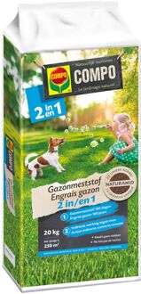 Compo Gazonmeststof 2-in-1 (250 M²) 20kg