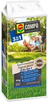 Compo Gazonmeststof 3 In 1 10kg