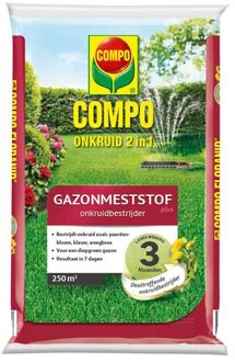 Compo Gazonmeststof Floranid Plus Onkruidbestrijder 7,5kg/250m²