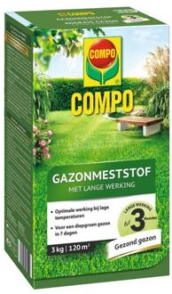 Compo Gazonmeststof Langwerkend 3kg