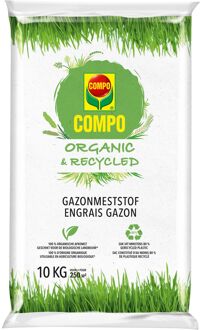 Compo Gazonmeststof Organic&recycled 10kg 250m²