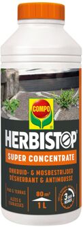 Compo Herbistop Super Voor Paden & Terrassen Concentraat - 1l Voor 80m²