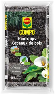 Compo Houtchips Antraciet 55L 20-40 mm