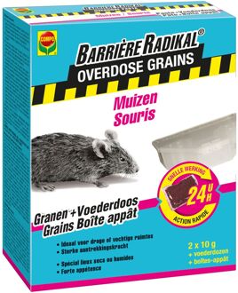 Compo Lokaas Barrière Radikal Overdose Granen Muizen 20g In Voederdozen