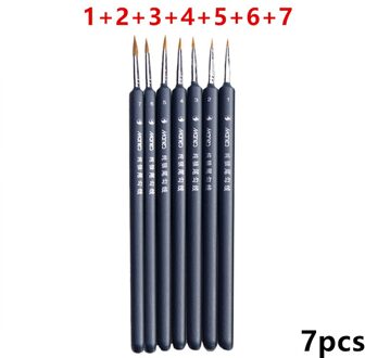 Componeren Nylon Haar Houten Handvat Aquarel Penseel Pen Set Voor Leren Diy Olie Acryl Schilderen Art Penselen Levert G