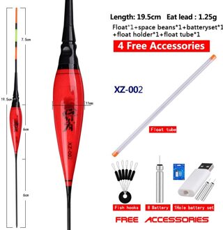 Composiet Nano Visdobbers Ondiep Water Boei Meer Rivier Bobber Verticale Zachte Staart Boei Vissen Tools Visgerei Accessoires XZ-002 en gifts
