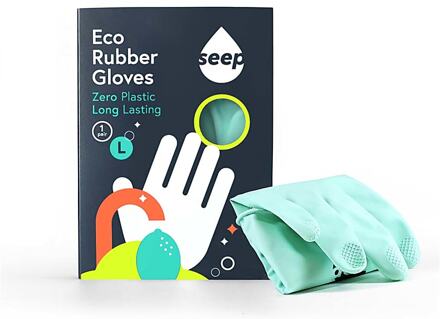 Composteerbare Fair Trade, FSC Rubber Handschoenen Large