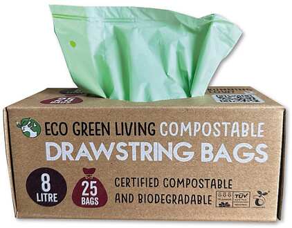 Composteerbare Vuilniszakken met Koord - 8L