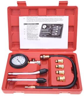 Compressie Manometer Cilinder Manometer Met Adapter Auto Cilinder Motor Compressie Tester Meter Manometer Kit