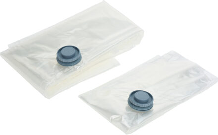 Compressie/vacuum opbergzak - transparant - 2 verschillende maten - Opberghoezen