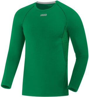 Compression 2.0 Longsleeve - Thermoshirt  - groen - S