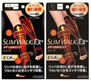 Compression Open-Toe Stockings For Sports 1 pair - Black - M-L