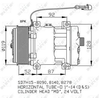 Compressor, airconditioning 32702