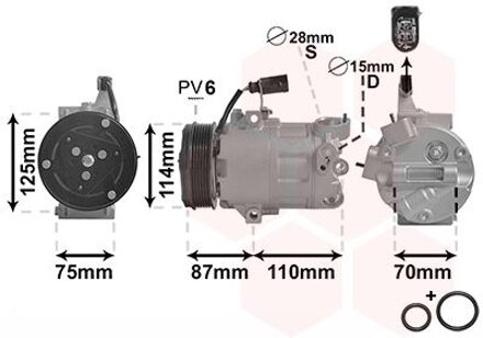 Compressor, airconditioning *** IR PLUS *** 5801K705