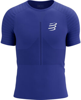 Compressport Racing T-Shirt Heren blauw - XL