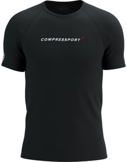 Compressport Training Logo T-Shirt Heren zwart - S