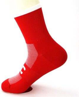 Comprimeren Mannen Vrouwen Fietsen Sokken Mannen Outdoor Mount Sport Bike Schoeisel Voor Racefiets Sokken Running Basketbal Sokken Rood