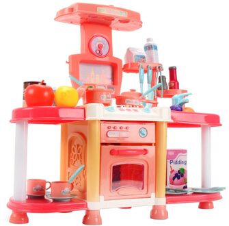 Compuda Kinderen Huis Geluid En Licht Elektrische Keuken Puzzel Speelgoed Maaltijd Keuken Spelen Speelgoed Voor Kinderen