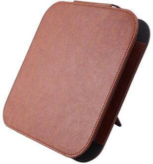 Computer Beschermende Desktop Computer Gastheer Bescherming Stofdicht Lederen Bescherming Geschikt Voor Mac Mini bruin