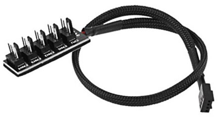 Computer Cooling Accessoires Fans Ondersteunt PWM Temperatuurregeling Moederbord Vier-pins Poort 3PIN/4PIN Fan Interface Hub