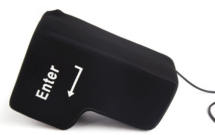 Computer Laptop Vent Speelgoed Langzaam Stijgende Grote Usb Kussen Supersized Onbreekbaar Kantoor Thuis Usb Enter-toets Anti Stress Knop