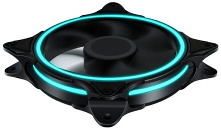 Computer Pc Desktop Fan Koeler Drie-Diafragma Chassis 12Cm Stille Ventilator 12V Voeding Koelventilator Pc accessoires blauw