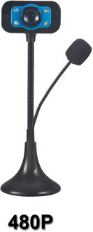 Computer Pc Webcam Met Microfoon 1080P Fhd Usb Drive-Gratis Autofocus Voor Windows Live Broadcast Video Conferentie werk Webcam 480P