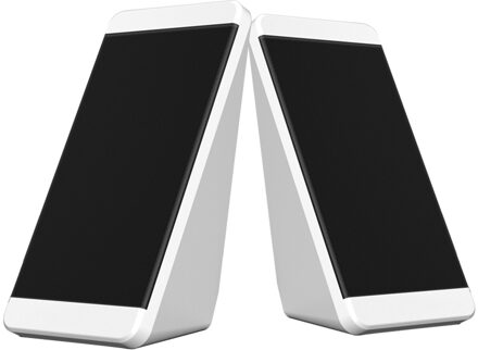 Computer Speakers 3.5Mm Audio Bedrade Usb Aux Luidsprekers Met Volumeregeling In-Line Draaiknop Draagbare Audio Video wit